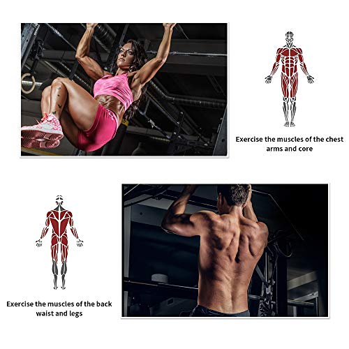 Wall Mount Pull Up Bar Wall Mounted Body Press Pull Up Bar Gym Chin-Up for Upper Body Workout - color: Type B