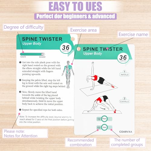 Pilates Workouts for Women-58 Exercise Cards with Pilates Mat Workout Postures，ncludes 4-Week Challenge,2 Rings& Dry-Erase for Easy Organization-Home, Gym or Studio - color: Pilates Mat