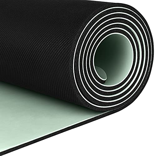 Retrospec Laguna 5mm Yoga Mat - Fitness Mat for Women, Men & Children, Slip-Resistant and Moisture Absorbing Exercise Mat for Home, Pilates, Yoga and Floor Workouts - color: Sage