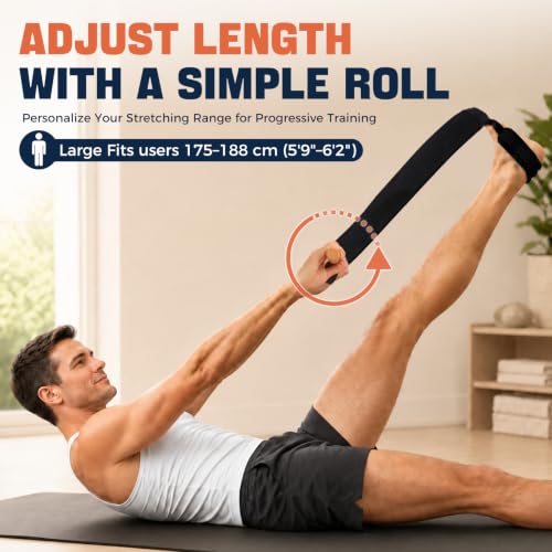Full Body Exercise and Strengthening Device, Stretching Device for Relieving Back Pain, Plantar Fasciitis, and Hamstring Tightness - size: Standard 5'0 - 5'8