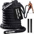 Battle Rope 1/1.26/1.5/2 Inch Diameter,Pink 30FT/40FT/50FT Exercise Workout Ropes for Home Gym Heavy Weighted Training Rope for Working Out - style: 2 inch 50ft