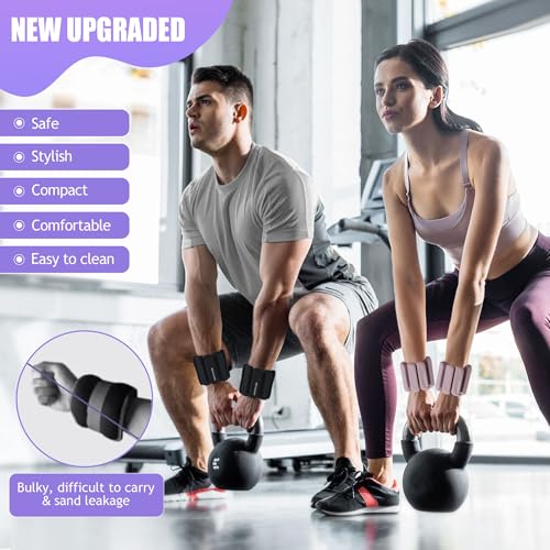 BECOJADDE Ankle Weights Set of 2 (1 lb/2 lb Each) for Women Men Adjustable Wrist Bracelet for Home Gym Weighted Bangles Wristbands Leg Arm Weights for Walking Swimming Running Pilates Yoga Gym - color: Rose Pink, size: 4 Lb Pair (2 Lb Each)