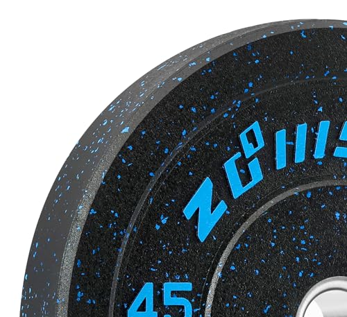 2-inch Bumper Weight Plate Olympic Plate Hi-Temp Bumper Weight Plate with Steel Insert Strength Training Weight Lifting Plate-ODOR-FREE | NOISE-REDUCING | ABSORB IMPACT - size: 90LB Bumper Weight Plate Set