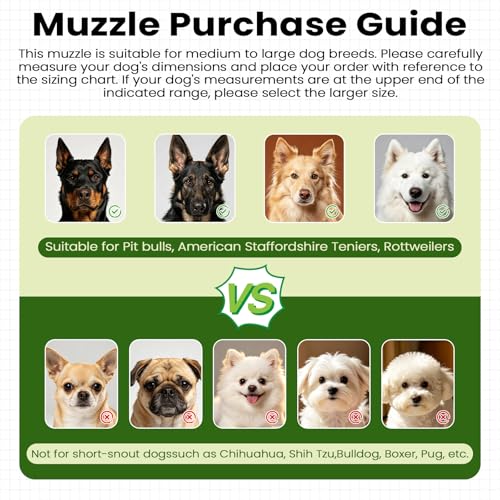 Pit Bull Dog Muzzle – Heavy Duty PVC Adjustable Anti-Biting Chewing Mouth Guard for Medium & Large Dogs,Rottweiler, Staffordshire Terrier, Lab. Grooming, Walking, Outdoor to Prevent Scavenging - size: L