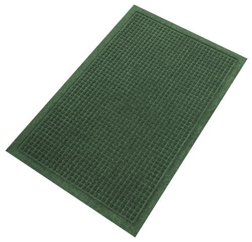 Guardian EG040808 EcoGuard Indoor Wiper Floor Mat, Recycled Plastic and Rubber, 4' x 8', Green - color: Green, size: 4' x 8' (Rectangular)
