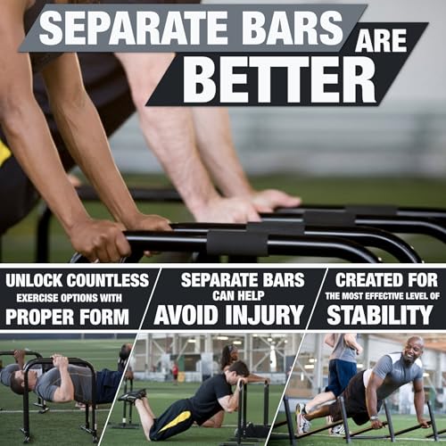 Lebert EQualizer Total Body Strengthener Dip Station Standard & XL - color: Black Regular