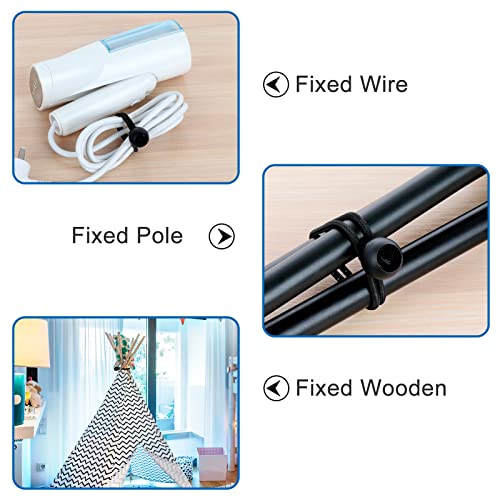 Tarp Bungee Cords with Balls 10 Inch, 50 PCS Ball Bungee Cords Heavy Duty Tarp Bungee Balls Tie Downs for Camping,Shelter,Cargo,Projector Screen,Tent Poles with UV Resistant