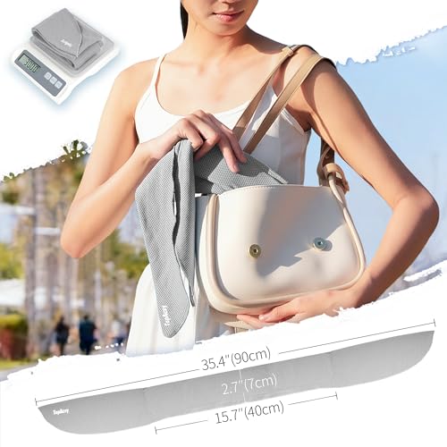 New Upgraded Cooling Neck Wraps, Neck Coolers for Hot Weather, Leak-Proof Solid Cooling Gel, 360° Full-Wrap, Cool Relief - Head, Neck, Wrists... - color: Gray