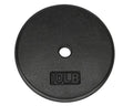 Yes4All Tri-Grip Handles Olympic Weight Plates/Cast Iron Weight Plates, Suitable for Barbell Exercises, Strength, Flexibility Training - 35lb (Set 4pcs)
