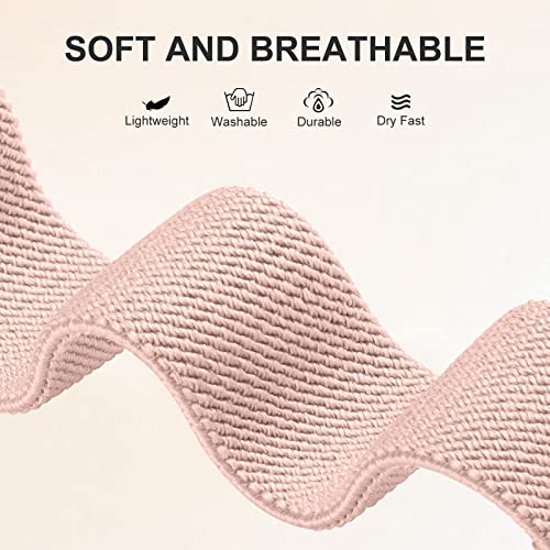 Maledan 10Pack Stretchy Nylon Solo Loop Compatible with Apple Watch Band 45mm 44mm 42mm 46mm 49mm Women Men, Soft Adjustable Braided Elastic Strap for iWatch Ultra 3 Series 11/10/9/8/7/6/5/4/3/2/1/SE - color: Black/White/Smoke Violet/Blue Gray/Wine/Light