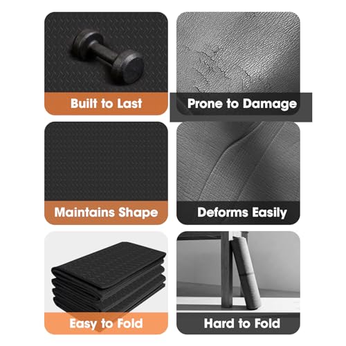 Treadmill Mat 79" x 39", 4mm Thick, for Under Treadmill, Walking Pad & Exercise Bike on Carpet & Hardwood Floors, Diamond-Pattern Non-Slip Surface, Waterproof Floor Protector, Noise & Shock Absorbing - size: 79.1"L x 39.1"W x 0.16"Th
