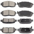 ECCPP D815-7318 D905-7784 Front & Rear Ceramic Disc Brake Pad Set Fit For Nissan For 350Z 2003-2005,For Altima 2002-2005 2009-2013,For Juke 2011-2017,For Sentra 2013-2017 - style: D815 D905 [8pcs]