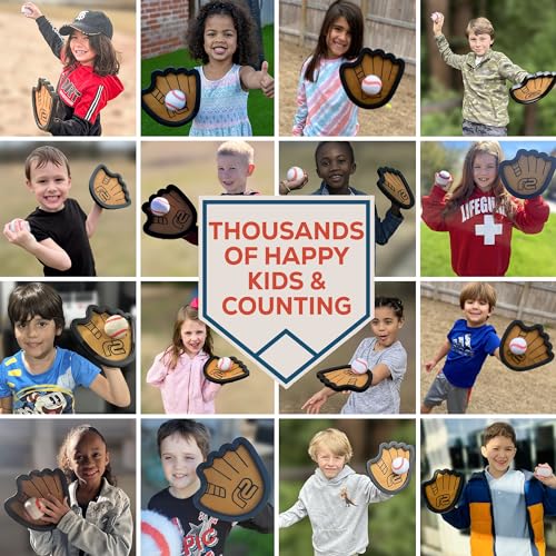 Toss and Catch Ball Game Set - Easy to Use Sticky Balls & Beginner Baseball Training Glove - Premium Toy Paddle Fits All Hand Sizes From Toddlers to Teens & Adults - Fun Gift Idea for Boys and Girls - style: 2 Pack