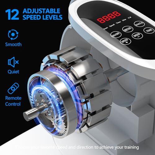 Under Desk Elliptical Machine for Senior Mini Elliptical Leg Exerciser with Remote Quiet Portable Electric Seated Foot Pedal Exerciser for Home Office - size: Portable