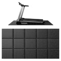 Treadmill Mat for Carpet &Hardwood Floors, 79" × 39.4" 0.25" Thick High Density, Non-Slip Fitness Equipment Mat, Mat for Under Treadmills, Elliptical, Exercise Bikes, Stationary Cycles - size: 78.7"L x 39.4"W x 0.3"Th