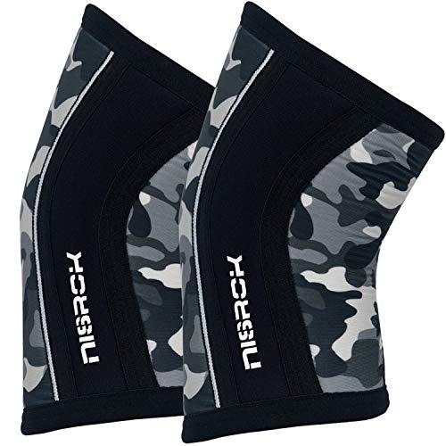 Elbow Sleeves (Pair),Support for Cross Training,Weightlifting,Powerlifting,Basketball and Tennis,5mm Neoprene Compression Brace for Both Women and Men(Small) - color: Camo Grey, size: Small