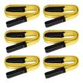 XSTRAP STANDARD 6PK 1" x8' Lift Sling Web Strap/Wear Guard End, 4,000 lbs Break Strength Lifting Straps with 2 Reinforced Loops for Tree Saver Lifting Furniture Appliances Machine - style: 6pk 1''x8ft