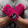 Forza Sports 180" Mexican Style Boxing and MMA Handwraps - color: Smileys Hot Pink