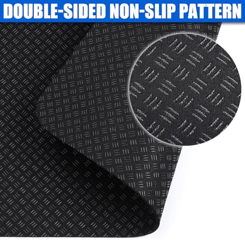 TOBWOLF Non-Slip Workout Mat for Ellipse Leg Exerciser, Ellipse Machine Mat, Exercise Mat for Under Desk Ellipticals, Suitable for Electric Seated Foot Pedal Exerciser, Stability & Floor Protection - color: Double-Sided Non-Slip