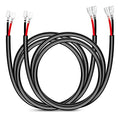 Nilight Wire Extension, 3 Feet, Play and Plug 16 Gauge – Wiring Harness Extension for Off Road LED Work Light Bar - size: 16AWG -3FT 2Pcs