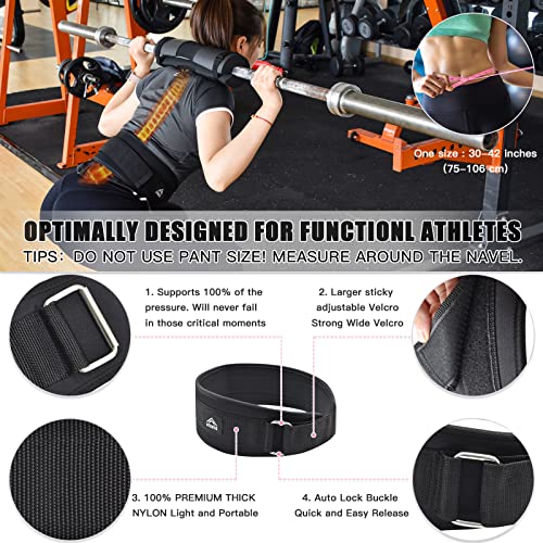 ATENTO 10Pcs Barbell Pad Set with Weight Lifting Belt, Thick Cushion Hip Thrust Pad for Bench Press, Lunges, Workout, Leg Exercise, Squat Bar Pad for Relief Pressure from Neck & Shoulder for Smith machine & Olympic Bars, with 2 Gym Ankle Straps, Hip Resis