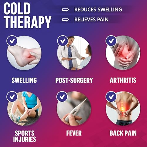 Extra Large Reusable Ice Pack for Injuries & Pain Relief (13 x 21.5 in) - Flexible Cold Therapy Gel Pack for Back, Hips, Legs, Knees & Shoulders - Durable Leakproof Design - size: Oversize