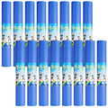 Funtery 3 mm Thin Yoga Mats Bulk, 68 x 24 Inches Lightweight PVC Exercise Mats Non Slip Workout Fitness Pads for Yoga Pilates Stretching Classes Gym Home Studio - color: Dark Blue
