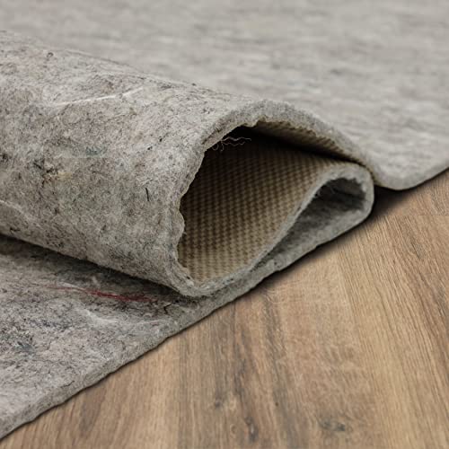 Mohawk Home Non Slip Rug Pad 3' x 12'- 1/4" Thick Felt + Latex Rubber Gripper - Dual Surface Cushion for Hardwood, Carpet, Tile Floors, Made in USA - size: 3' x 12' (Rectangular), style: 1/4 Inch Dual Surface Rug Pad