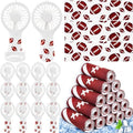 Woanger 24 Pcs Football Cooling Towels and Mini Handheld Fans Set Bulk 3 Speeds USB Portable Fans with Football Print Cooling Towels for Sports Team Games Party Favors Summer Gifts - style: Football