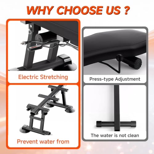 Fitness Full Body Traction Table, Massage Cervical Traction Bench & Lumbar Traction Bed, Home Stretch Decompression Machine for Tension Relief, Lumbar Stretching
