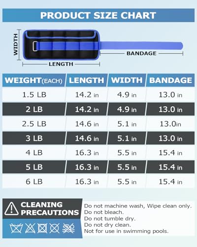 Fragraim Adjustable Ankle Weights 1-3/4/5/6/8/10/12/15/20 LBS Pair with Removable Weight for Jogging, Gymnastics, Aerobics, Physical Therapy - color: Blue, style: 6 lbs each( 12 lbs pair)