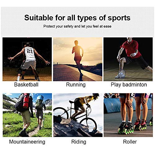 PISIQI Knee Pads Compression Pads Long Leg Sleeve Collision Avoidance Brace Protection Knee Sleeve for Basketball Football Volleyball Cycling (1 Pair) - color: White, size: XX-Large