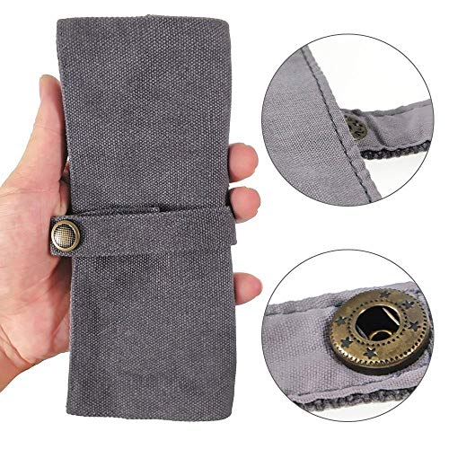 YOOSIDE Watch Band Accessories,Smart Watch Band Cotton Canvas Protable Storage Bag Case Pouch Organizer-Compatible with Apple Watchbands, Garmin Watch Band, Samsung Watch Band etc,