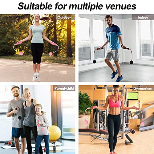 Cordless Jump Ropes, Bod Ropes Beachbody Mbf, Best for Fitness and Weight Loss, Ropeless Jump Rope with Weighted Ball for Women, Men