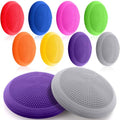 Libima 8 Pcs Wiggle Seat Inflated Wobble Cushion Sensory Seat Flexible Balance Board Balance Disc for Kids Men Women Physical Exercise Improving Posture Home Office Classroom - color: Vibrant Color
