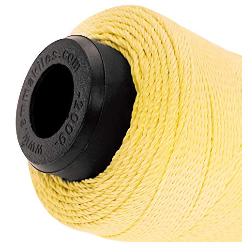emma kites Kevlar Kite Line 1000Ft 80Lb Twisted Kite String Abrasion Resistant Low Stretch Utility Cord for Outdoor Tactical Survival Hiking Camping - size: 80Lb_1000Ft | Twisted