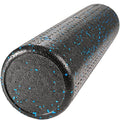 JFIT High Density Foam Roller – EPP Deep Tissue Massage Roller for Muscle Recovery, Myofascial Release & Stretching - color: Speckled Blue, size: 24-Inch