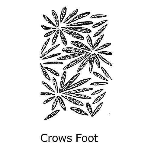 ToolPro Foam Texture Roller Cover - Crow's Foot Pattern for Decorative Wall and Ceiling Texture, Fits 9 in. Roller Frames