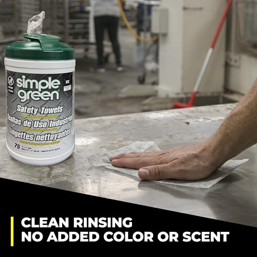 Simple Green Safety Towels 75 Ct Unscented