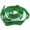 Stretching Strap Yoga Strap with Loops, Stretch Straps for Physical Therapy, Non-Elastic Exercise Strap for Pilates, Dance and Gymnastics with Workout Guide - color: Dark Green