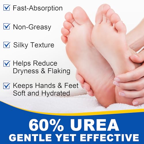 60% Urea Cream Stick plus 2% Salicylic Acid, Maximum Strength Urea Foot Cream Callus Remover for Dry Cracked Heels, Hands, Knees,Exfoliating Moisturizer, Dead Skin Remover Foot Balm 1.4oz (1pcs) - size: 1.41 Fl Oz (Pack of 1)