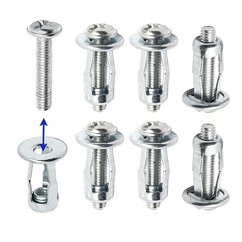 20pcs Hollow Wall Anchors for Thin Walls Heavy Duty, M4 x 4/5" - size: M4 x 20mm