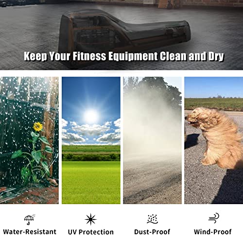 Rowing Machine Cover, Rower Outdoor Cover for Concept 2 Rowing Machine Waterproof Row Machine Cover for Hydrow Rowing Machine, Dustproof Fitness Equipment Protective Cover - size: for Concept 2 Row Machine (95"L×24"W×40"H)