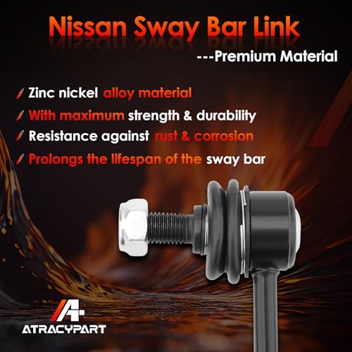 Front Sway Bar Links 2pcs Fit For 2007-2021 Infiniti QX60 JX35 Quest Rogue | Also Fits 2007-2021 Altima Maxima Murano Pathfinder, Replaces#: K750094, K750095, Stabilizer End Link Suspension kit