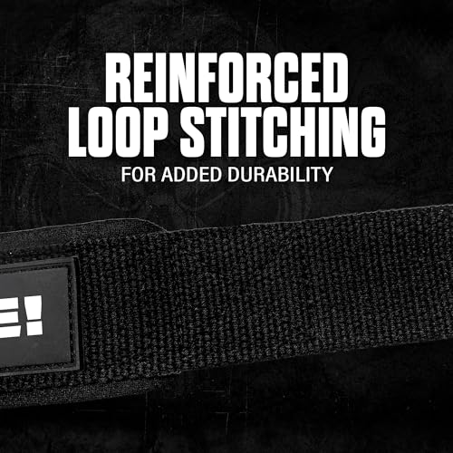 JNX Sports The Curse! Lifting Straps – 23″ Neoprene Wrist Support Weightlifting & Powerlifting Straps for Deadlifts, Rows & Gym Workouts