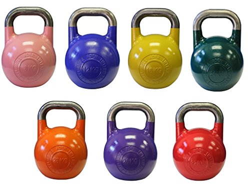 Ader Pro-Grade Int'l Kettlebell 8kg,12kg,16kg,20kg,24kg,28kg,32kg - color: 7 PCS SET
