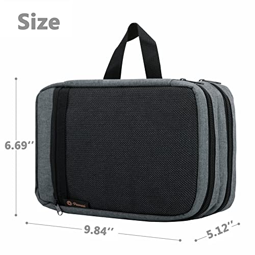 PACMAXI 84 Watch Bands Storage Carrying Case Compatible with Watches | Expandable Watch Band Holder Fit for Most Sizes of Watch Straps, Organizer for Watch Bands Accessories, Bag Only,Grey - color: Dark Grey