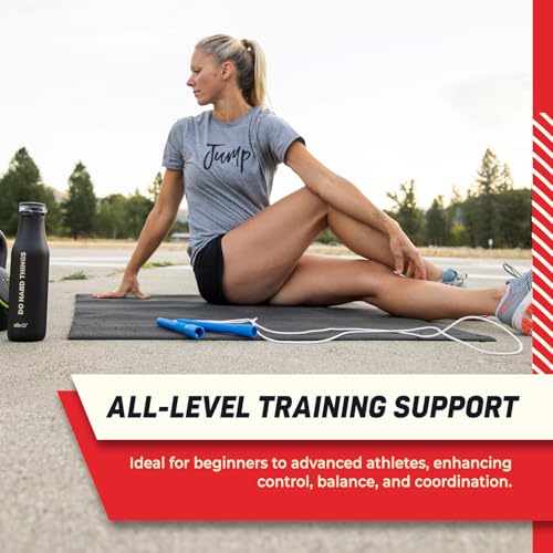 Elite Jumps Jump Rope Mat, Non-Slip Fitness Mat | Large-format mat for home workouts. Non-slip base. Suitable for all floor surfaces. - size: Standard