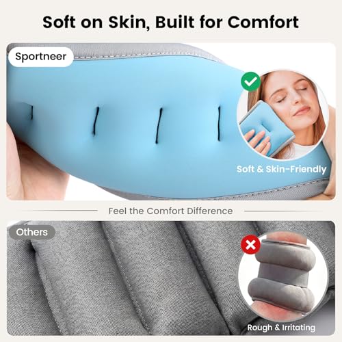 Sportneer Ankle Weights Wrist Weights Pair of 1/2/4/6/10 LBS for Men Women Kids Strength Training Wrist and Ankle Weights Set with Reflective Strips for Dancing Running Walking Fitness Workout Gym - color: Glimmer Blue, size: 1 lbs x 2