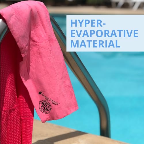 FROGG TOGGS Chilly Pad, Instant Cooling Towel, Long Lasting, Reusable, Sports and Outdoors Neck Towel 33x13 - color: Sand